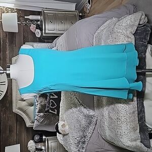 Teal dress by Hampton Nites